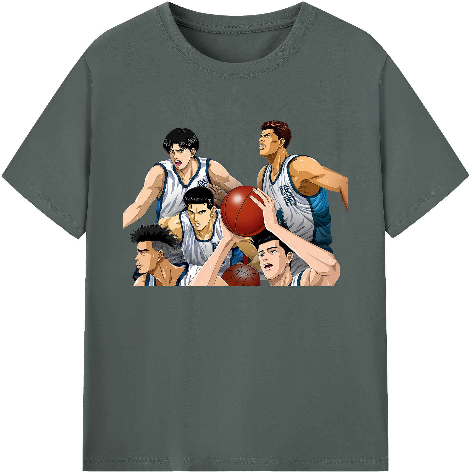 （画像用） SLAM DUNK／スラムダンク 綿100％ メンズ半袖Tシャツ｜肌触りやわらか＆通気性